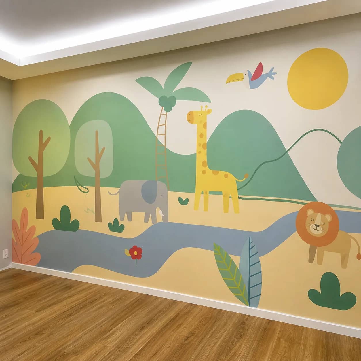 Safari mural